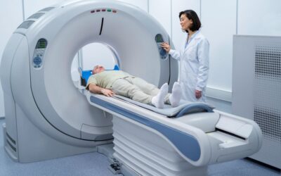 Cancer patient experiencing fatigue during radiation therapy