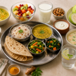 Nutritious Indian home-cooked meal recommended for cancer patients during treatment and recovery