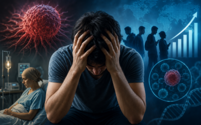 Young adult consulting a doctor about cancer symptoms and early detection
